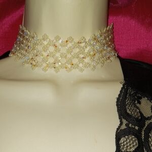 Nolan Miller Beaded Choker Beaded Necklace